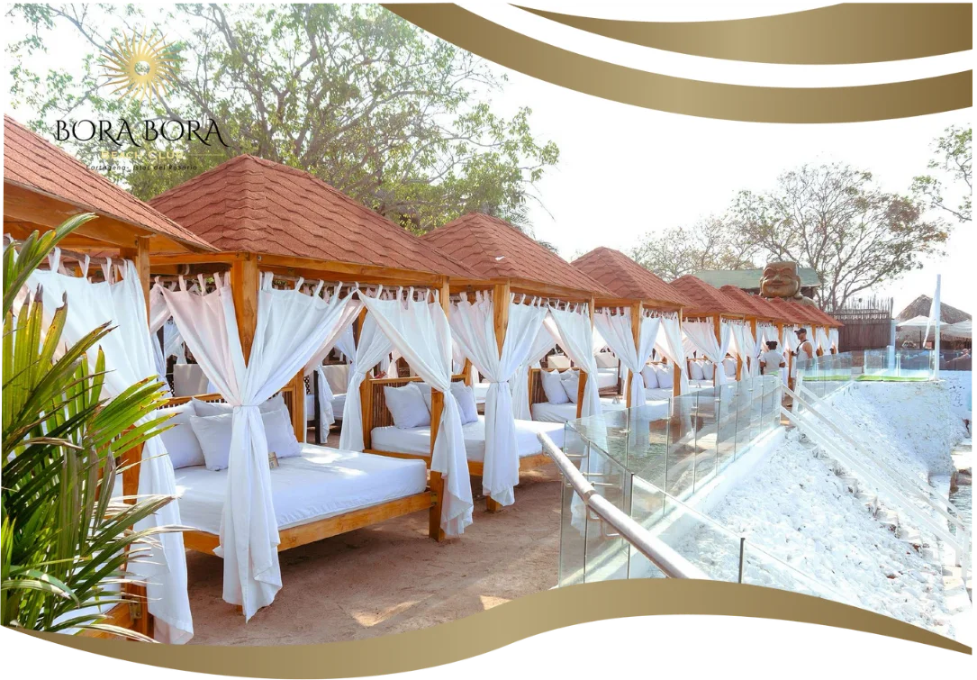 cama frente al mar area club